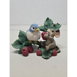 Charming Tails Friends Are There To Share 98/239 Bird‎ Mouse Fitz & Floyd Bird